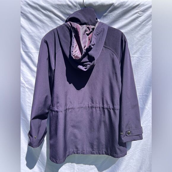 EUC Miss Gallery Hooded Midweight Raincoat with liner Size M - Picture 2 of 11